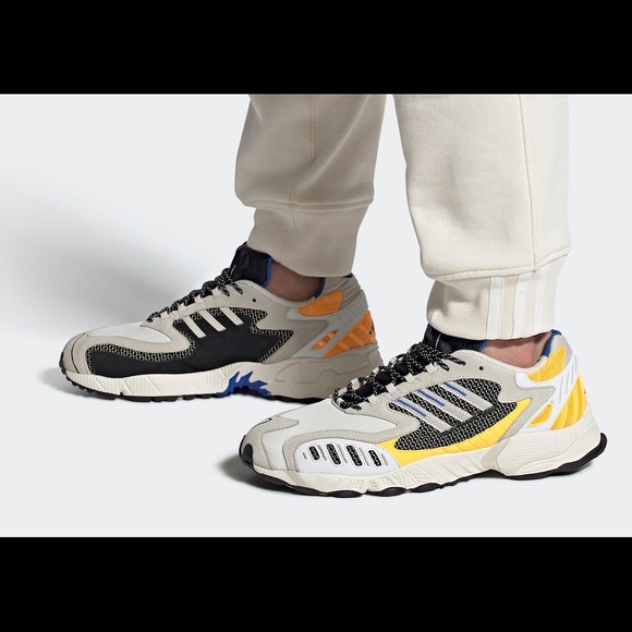 Adidas Torsion TRDC White Black Yellow FW9170 - Picture 2 of 10